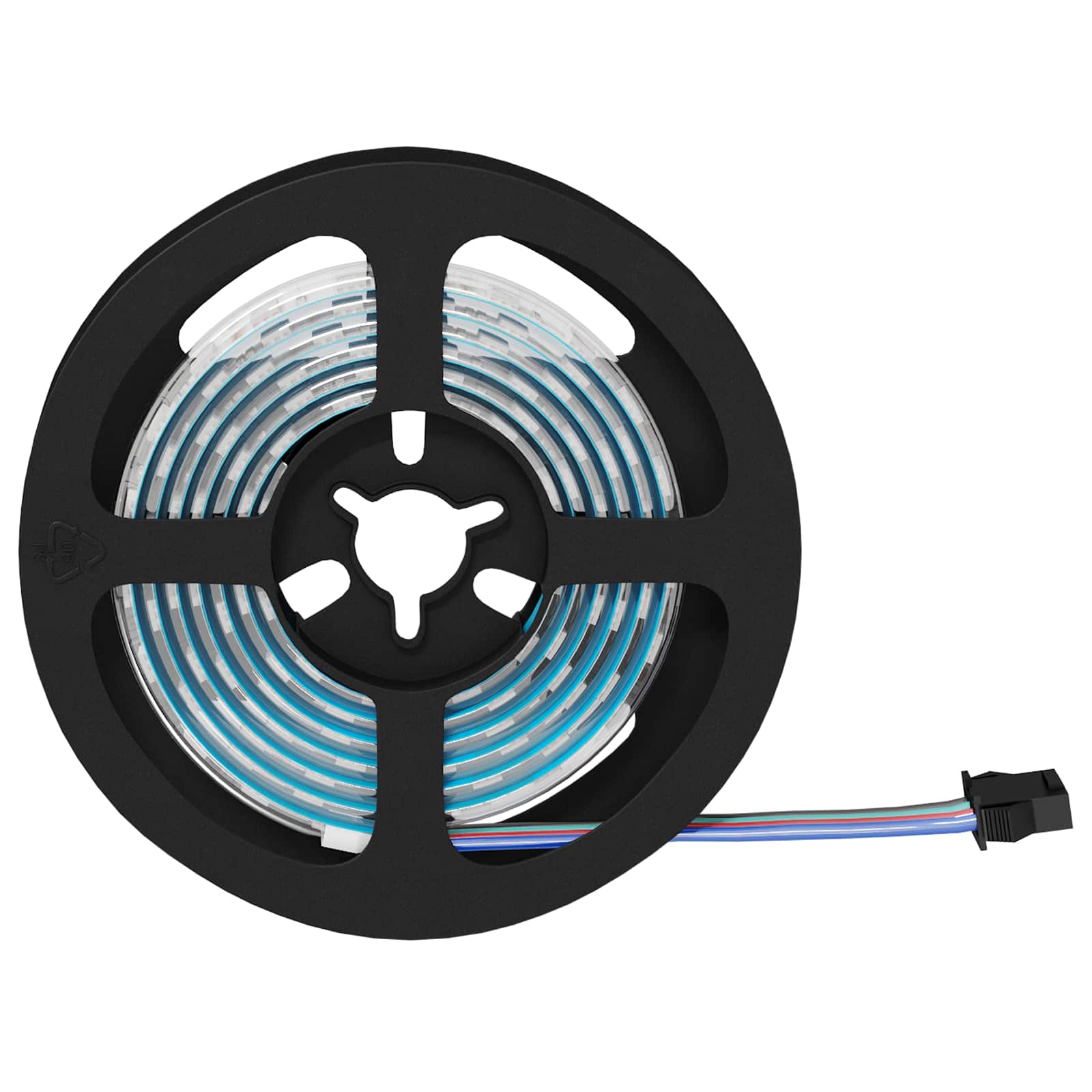 LED-strip 12 st Zwart en transparant Koper en kunststof