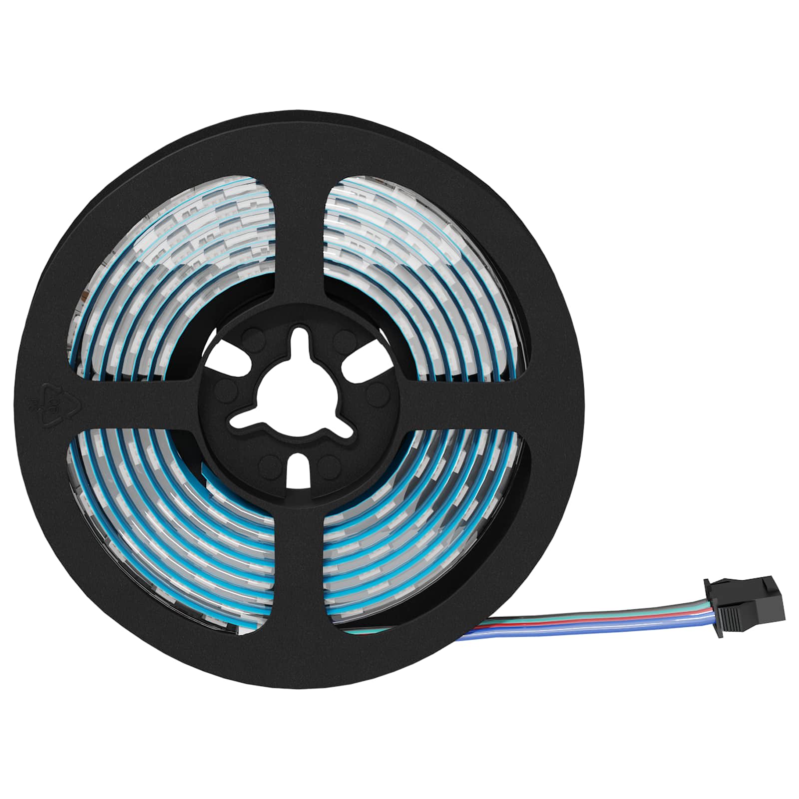 LED-strip 12 st Zwart en transparant Koper en kunststof