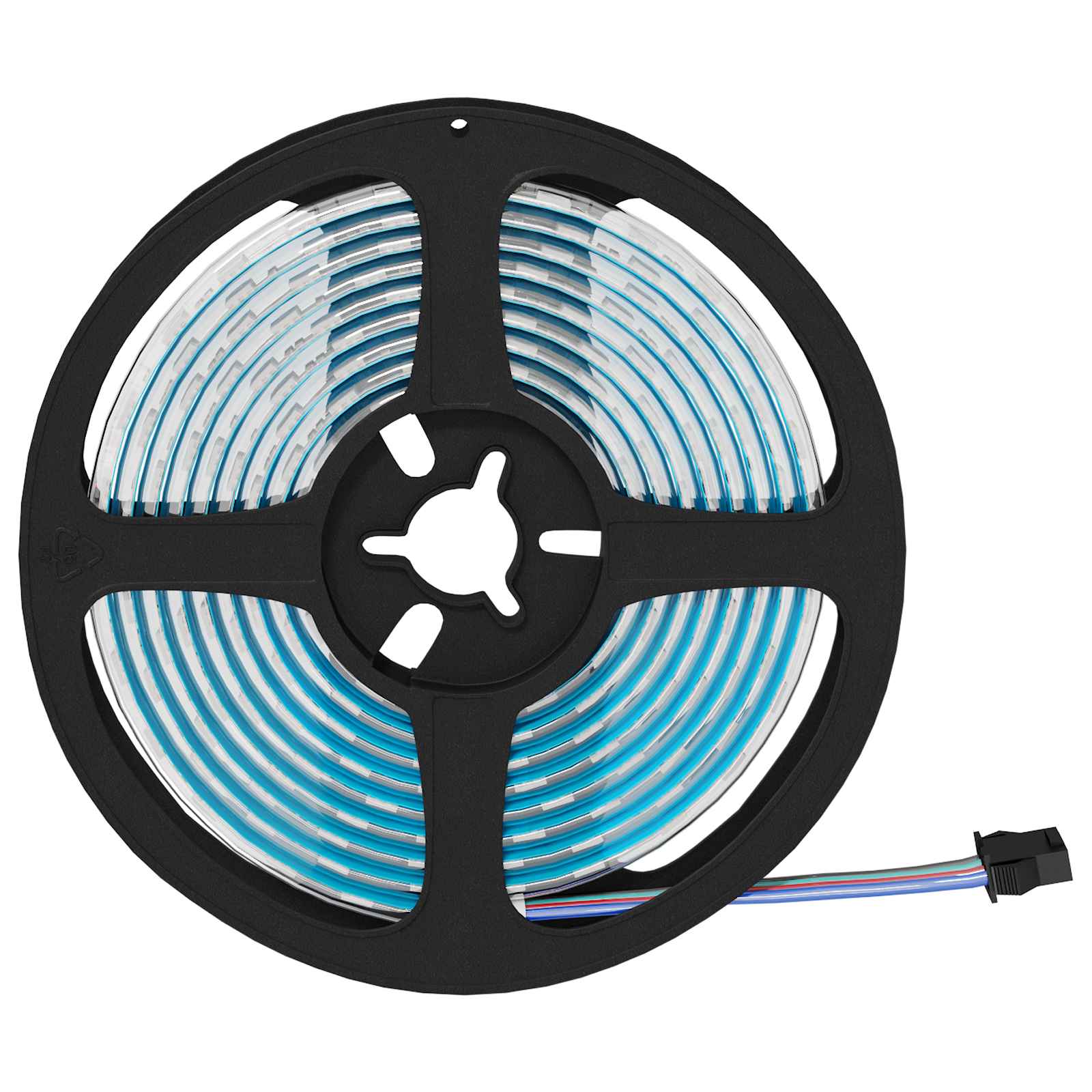 LED-strip 2 st Zwart en transparant Koper en kunststof