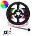 LED-strip 2 st Zwart en transparant Koper en kunststof