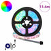 LED-strip 12 st Zwart en transparant Koper en kunststof