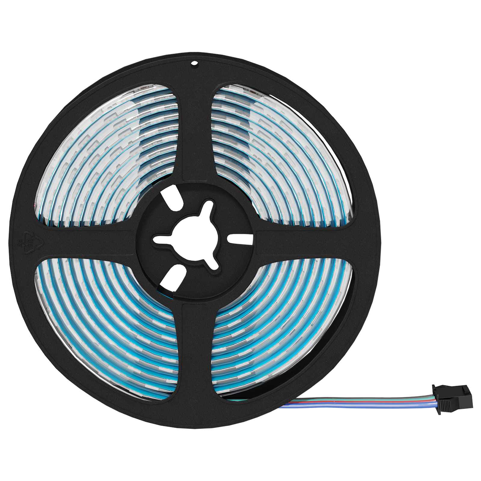 LED-strip 2 st Zwart en transparant Koper en kunststof