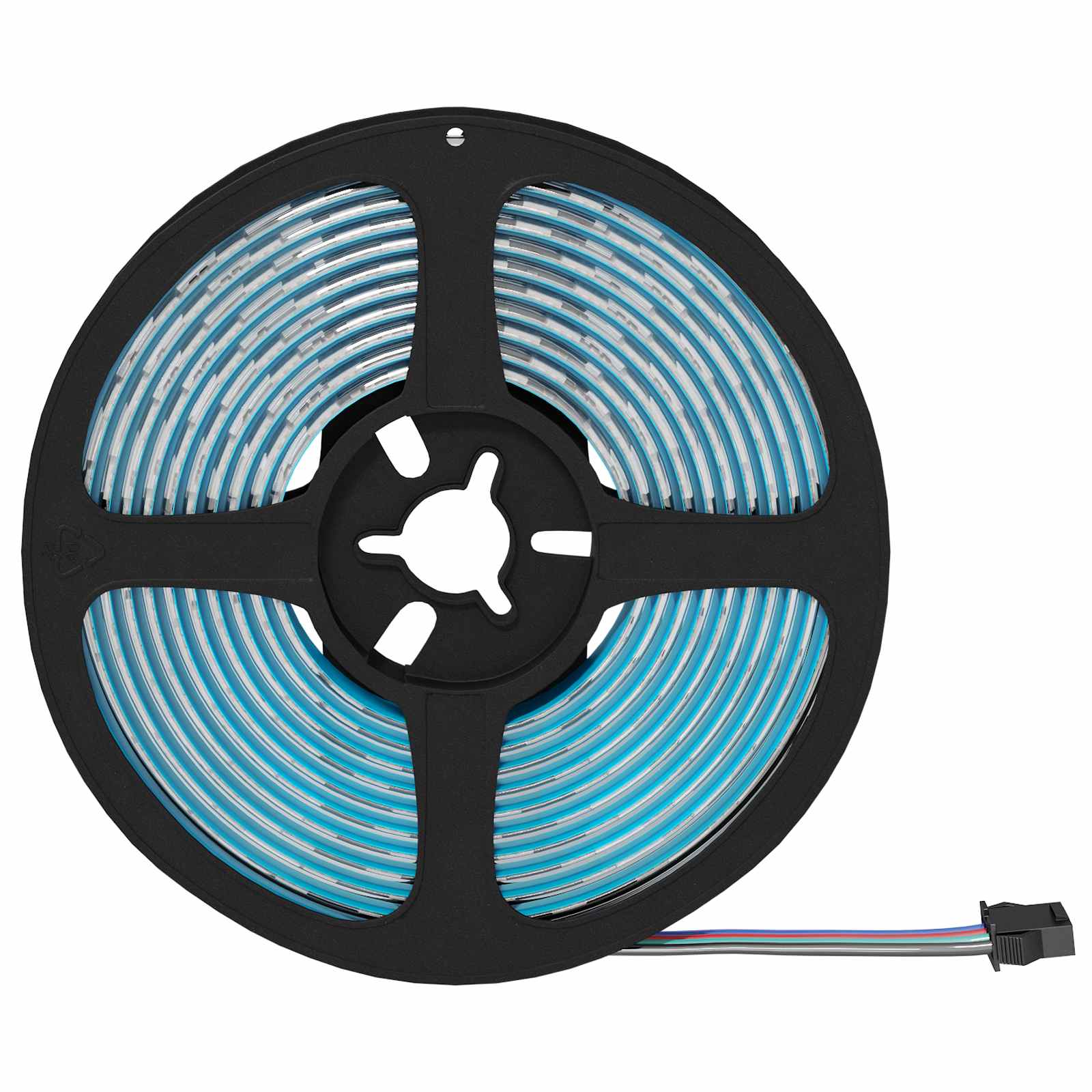 LED-strip 12 st Zwart en transparant Koper en kunststof