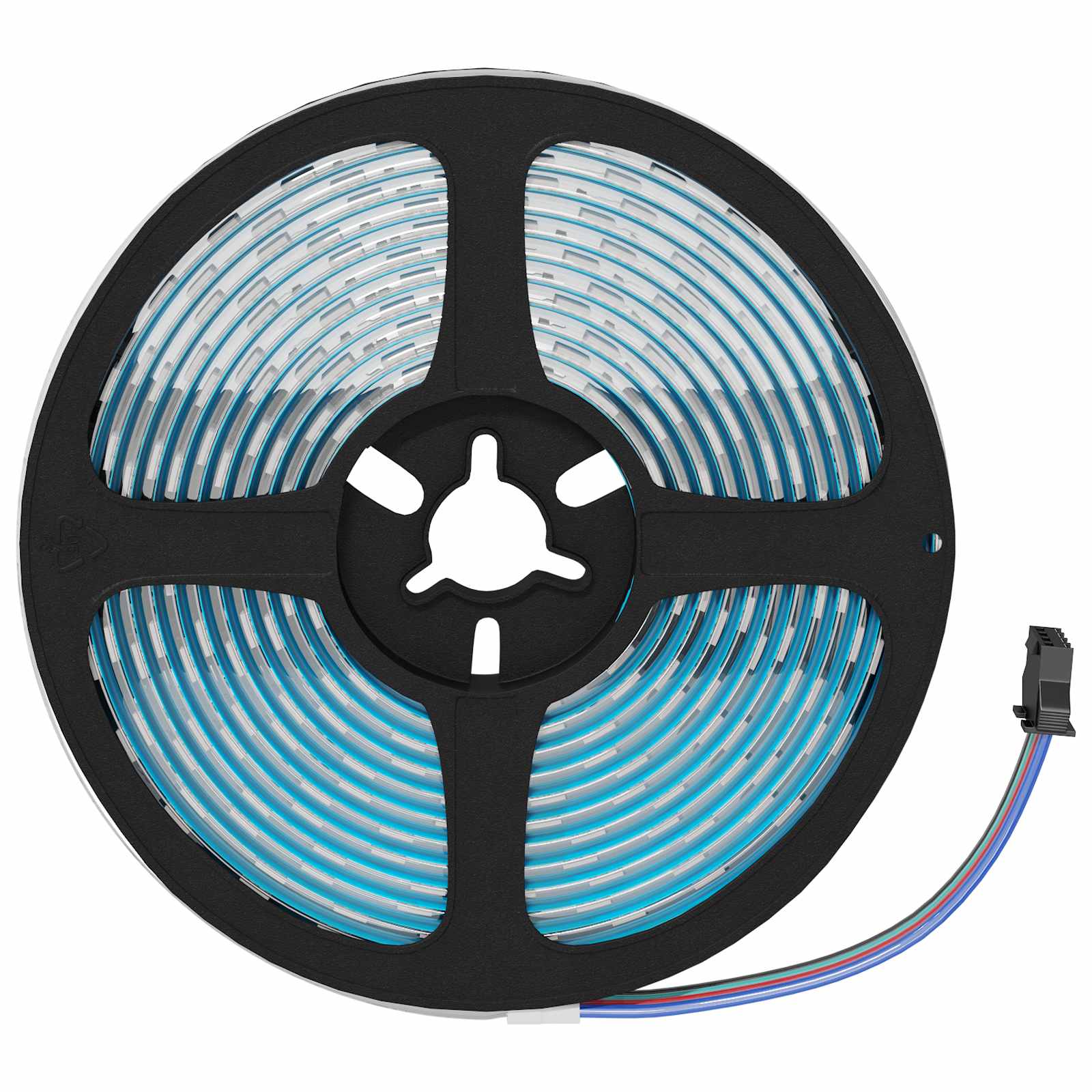 LED-strip 2 st Zwart en transparant Koper en kunststof