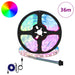 LED-strip 12 st Zwart en transparant Koper en kunststof