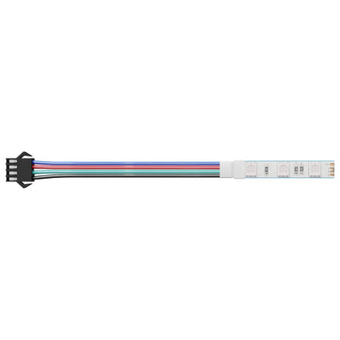 LED-strip 2 st Zwart en Wit Koper en kunststof