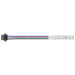 LED-strip 2 st Zwart en Multikleur Koper en kunststof