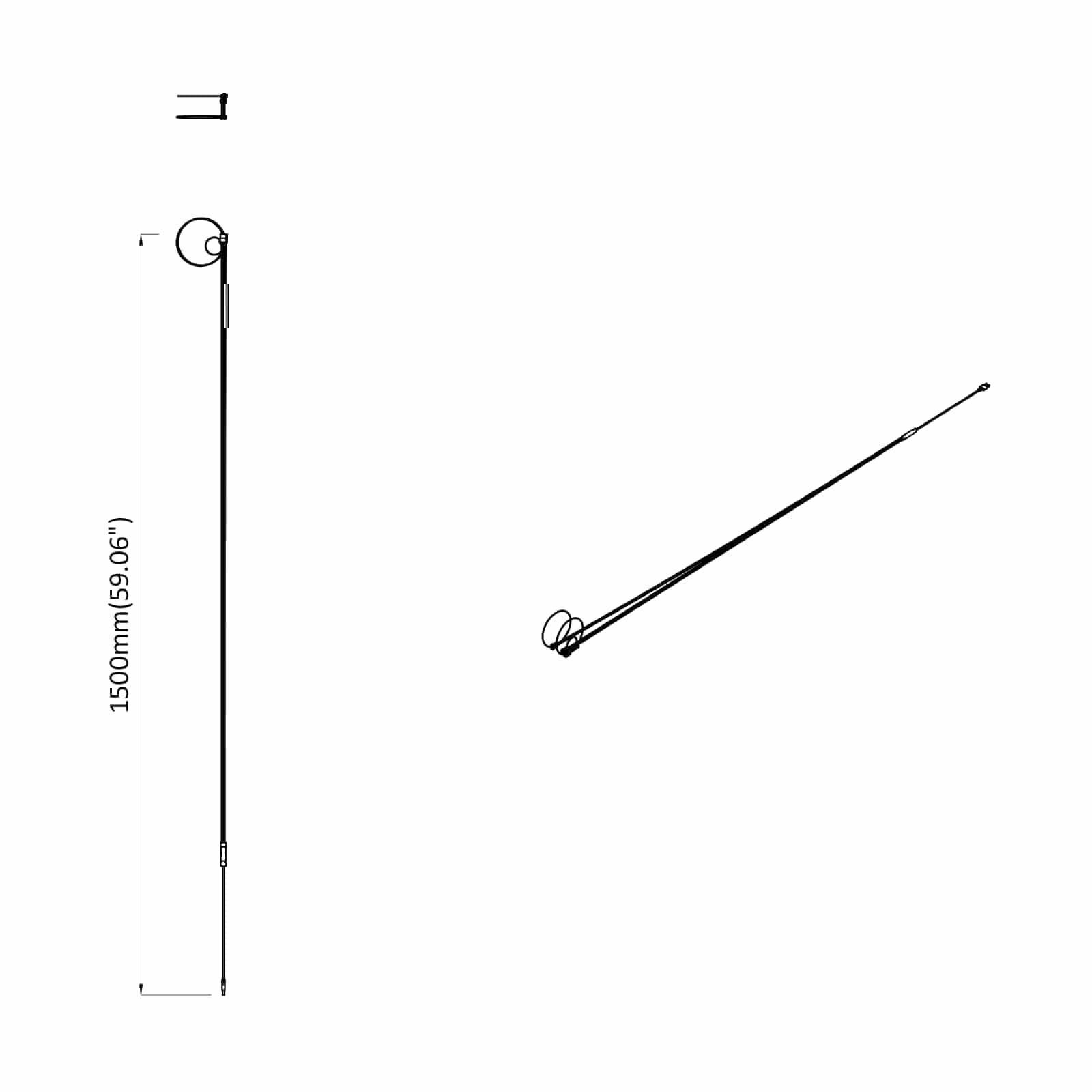 LED-strip 12 st Zwart en Multikleur Koper en kunststof