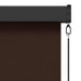 Rolgordijn Bruin 60 x 250 cm Stof en Aluminium