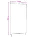 Rolgordijn Multikleur 80 x 250 cm Stof en Aluminium