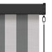 Rolgordijn Antraciet en Wit 100 x 250 cm Stof en Aluminium
