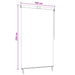 Rolgordijn Multikleur 100 x 250 cm Stof en Aluminium
