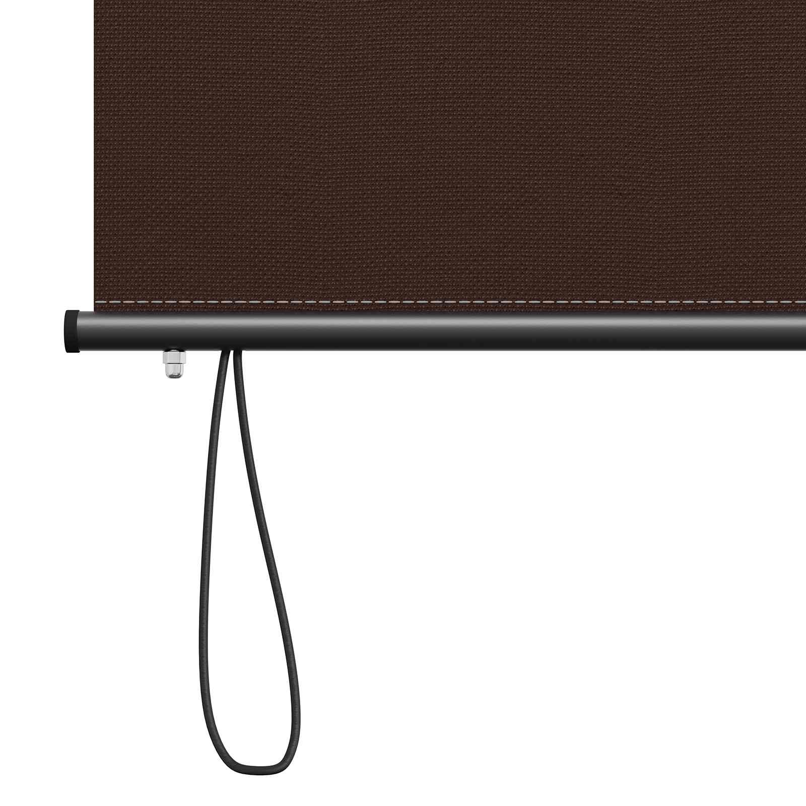 Rolgordijn Bruin 120 x 250 cm Stof en Aluminium