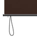 Rolgordijn Bruin 140 x 250 cm Stof en Aluminium