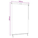 Rolgordijn Multikleur 140 x 250 cm Stof en Aluminium
