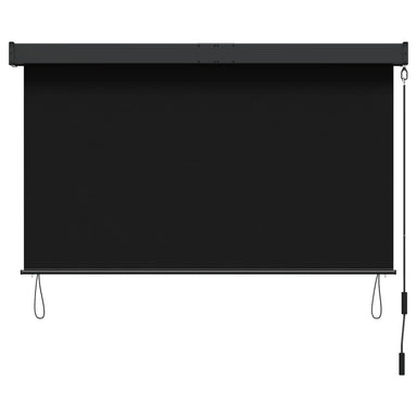 Rolgordijn Zwart 160 x 250 cm Stof en Aluminium