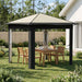 Gazebo zonder Zijwand 2,6 x 2,6 m Crème en Antraciet