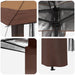 Gazebo zonder Zijwand Beige en Bruin