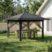 Gazebo met 4 Zijwanden 3,3 x 3,3 m