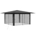Paviljoen met 4 Zijwanden 4 x 4 m