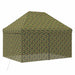 Tent met 4 Zijwanden 2,9 x 4,3 m Leger Camouflage