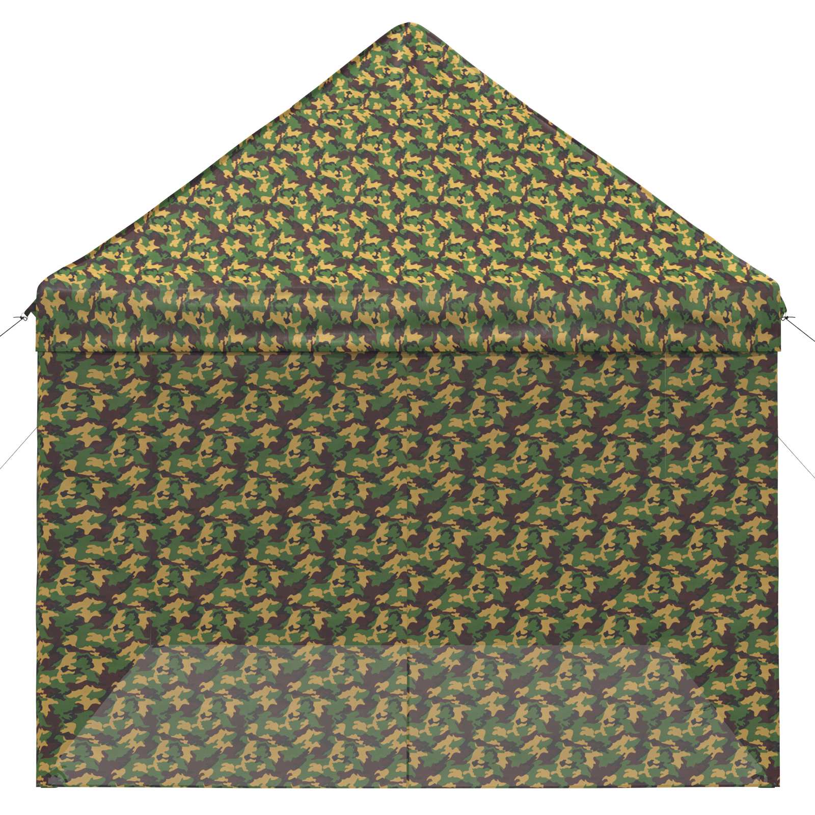 Tent met 4 Zijwanden 2,9 x 4,3 m Leger Camouflage