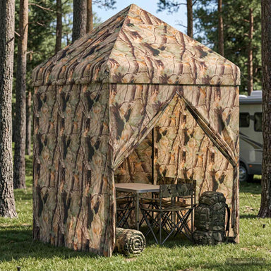 Pop-up Gazebo met 4 Zijwanden 3 x 3 m Bos Camouflage