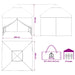 Pop-up Gazebo met 4 Zijwanden 3 x 3 m Bos Camouflage