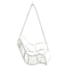 Schommelbank Staal 71 x 75 x 59 cm Antiek wit