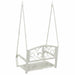 Schommelbank Staal 71,5 x 59 x 55 cm Antiek wit