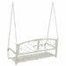 Schommelbank Staal 110,5 x 59 x 55 cm Antiek wit