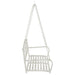 Schommelbank Staal 110,5 x 59 x 55 cm Antiek wit