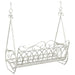 Schommelbank Staal 112 x 60 x 126,5 cm Antiek wit