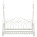 Schommelbank Staal 112 x 60 x 126,5 cm Antiek wit