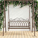Schommelbank Staal 112 x 60 x 126,5 cm Antiek Bruin