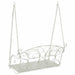 Schommelbank Staal 105,5 x 61 x 56 cm Antiek wit