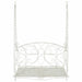 Schommelbank Staal 105,5 x 61 x 56 cm Antiek wit