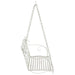 Schommelbank Staal 105,5 x 61 x 56 cm Antiek wit
