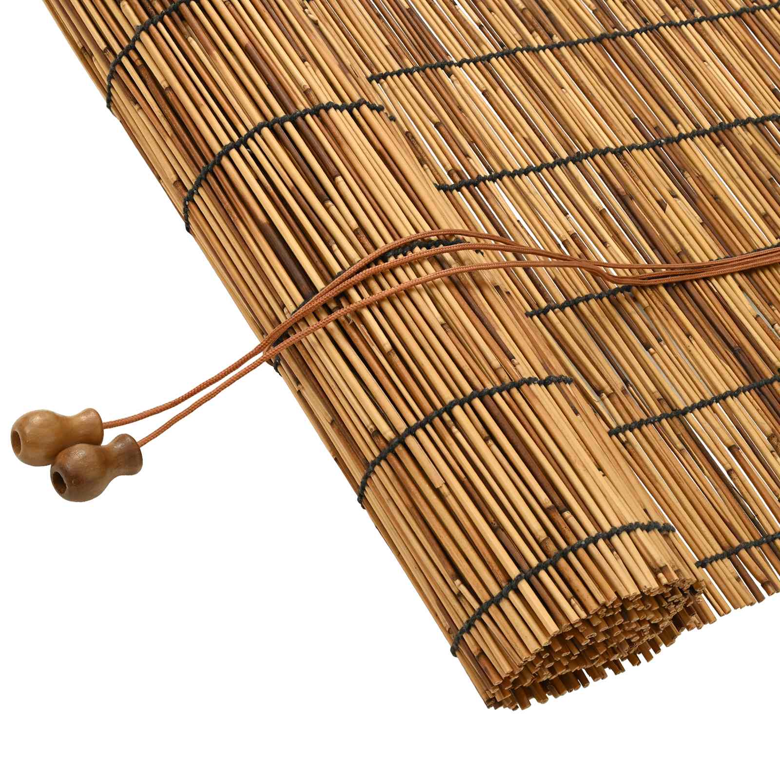 Rolgordijn Bruin 80 x 220 cm Riet