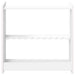 Biljartkeu standaard Bewerkt hout 60 x 20 x 57 cm Wit