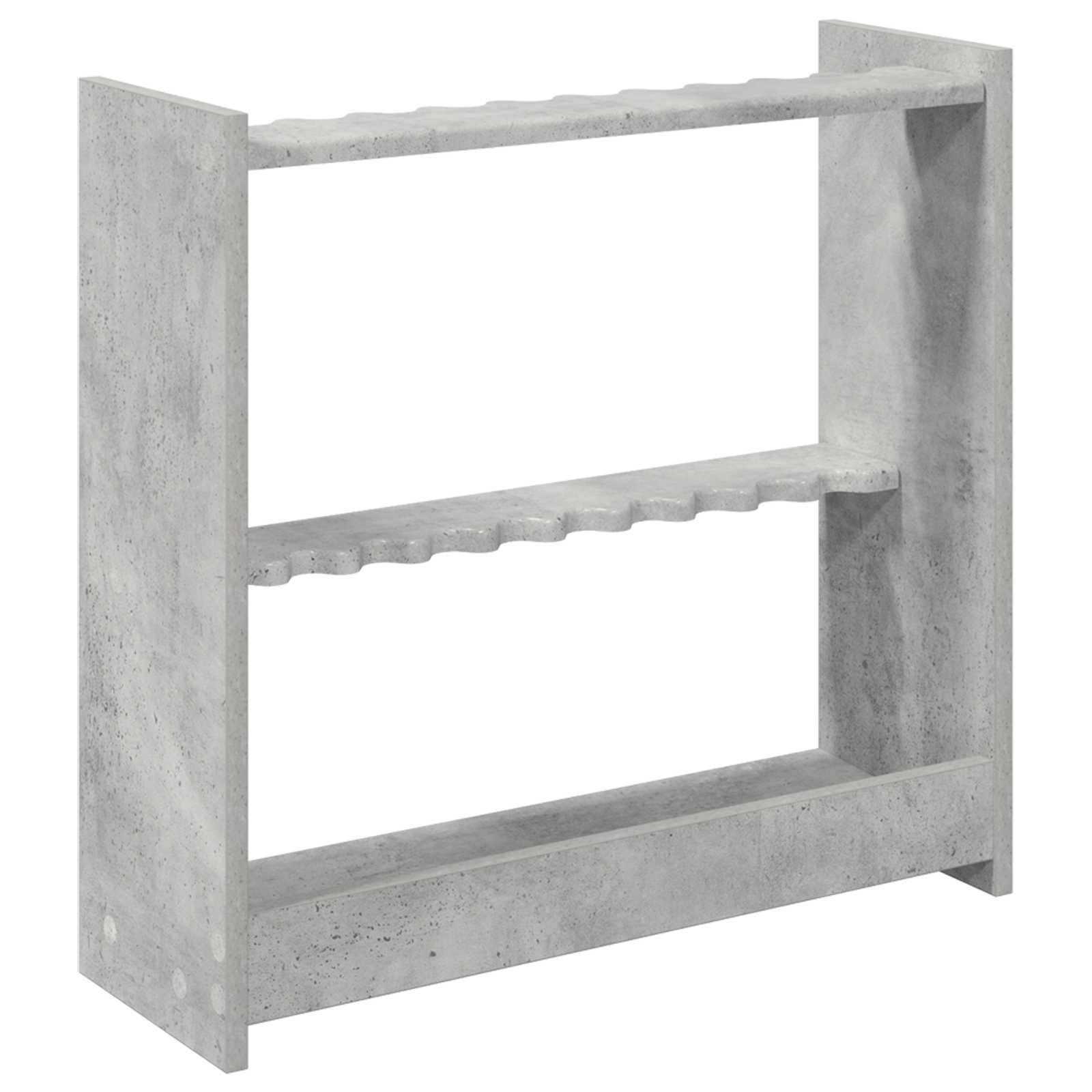 Biljartkeu standaard Bewerkt hout 60 x 20 x 57 cm Betongrijs