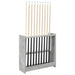Biljartkeu standaard Bewerkt hout 60 x 20 x 57 cm Betongrijs