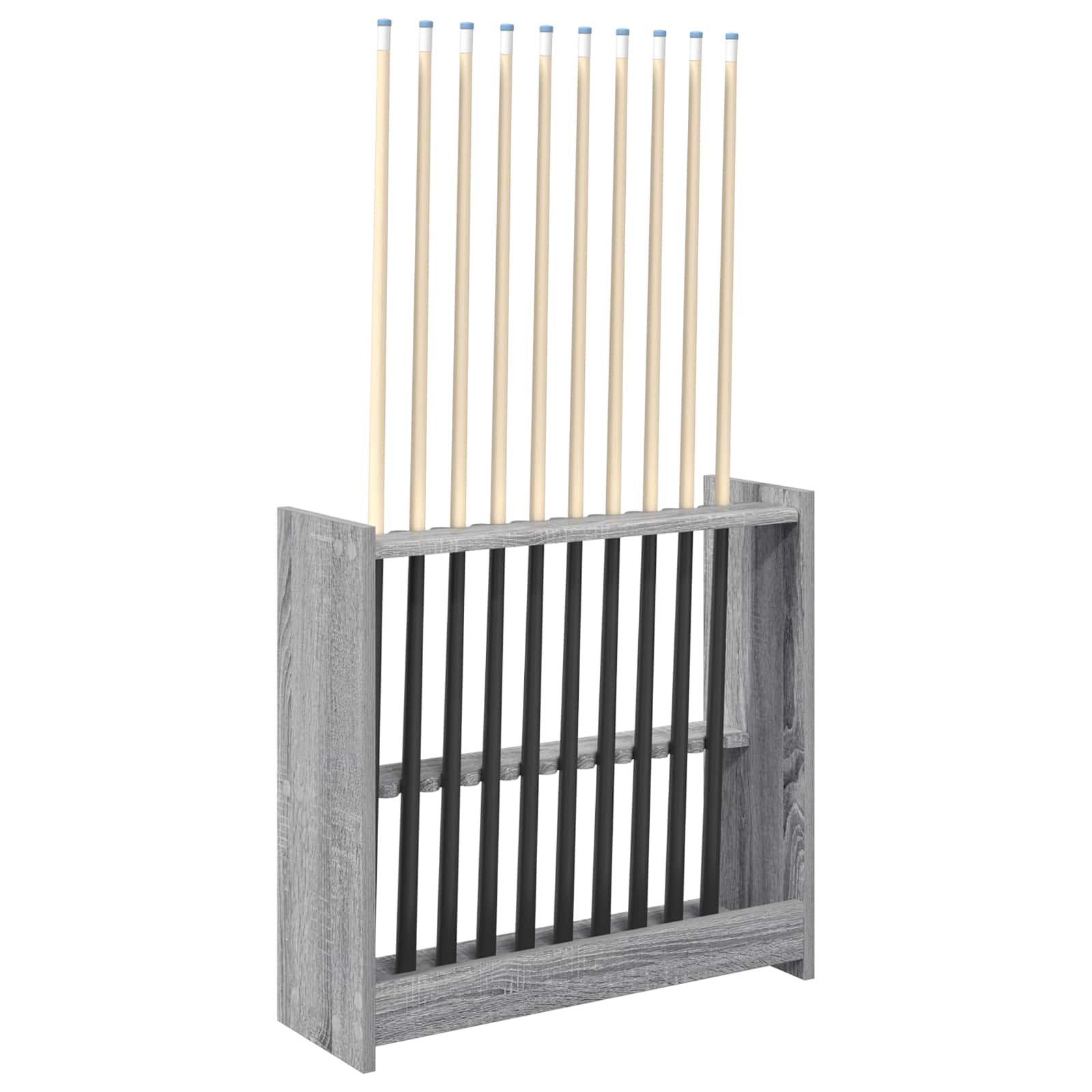Biljartkeu standaard Bewerkt hout 60 x 20 x 57 cm Grijs Sonoma