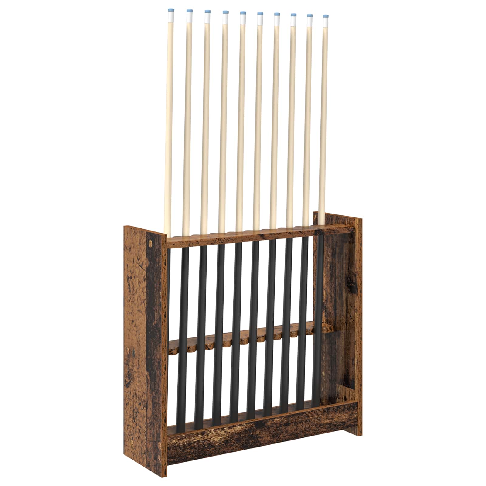 Biljartkeu standaard Bewerkt hout 60 x 20 x 57 cm Oud hout