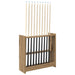 Biljartkeu standaard Bewerkt hout 60 x 20 x 57 cm