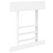 Biljartkeu standaard Bewerkt hout 93 x 12 x 103 cm Wit