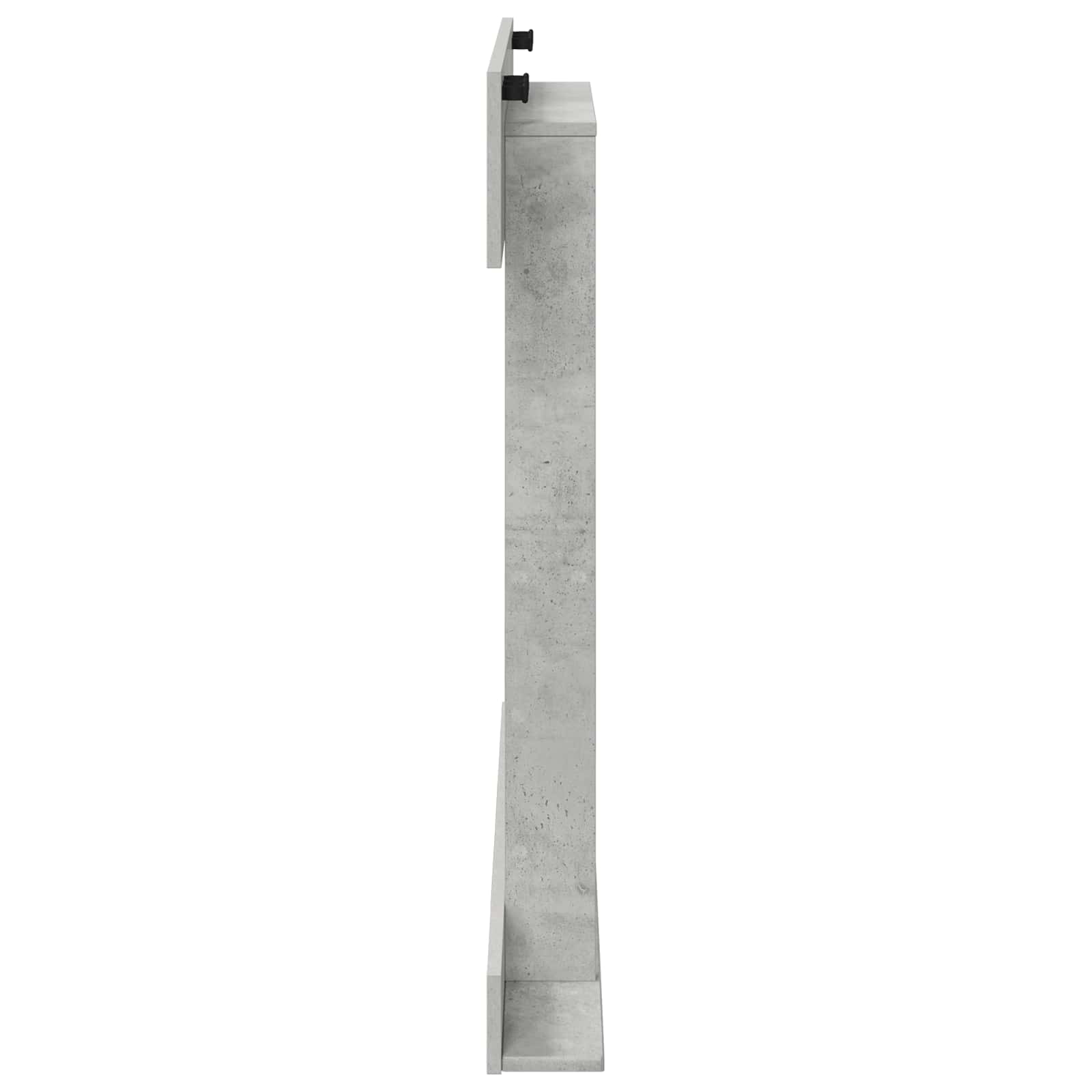 Biljartkeu standaard Bewerkt hout 93 x 12 x 103 cm Betongrijs