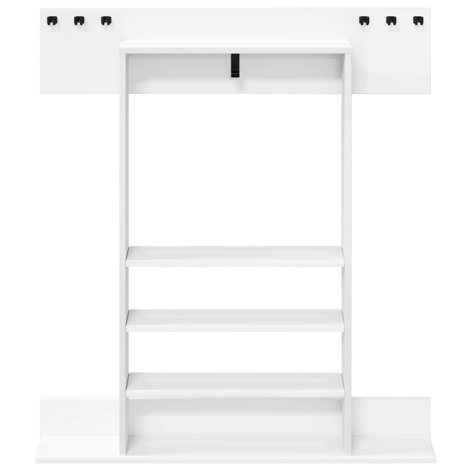 Biljartkeu standaard Bewerkt hout 93 x 12 x 103 cm Glanzend Wit