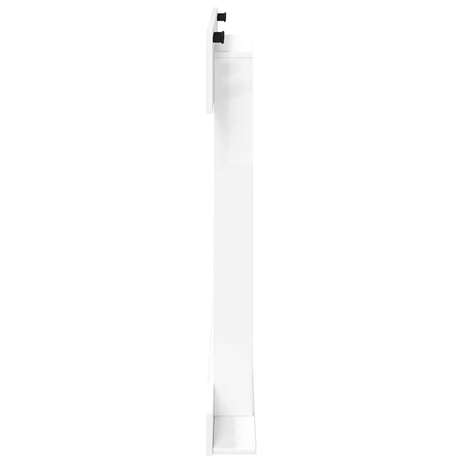 Biljartkeu standaard Bewerkt hout 93 x 12 x 103 cm Glanzend Wit