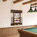 Biljartkeu standaard Bewerkt hout 93 x 12 x 103 cm Oud hout
